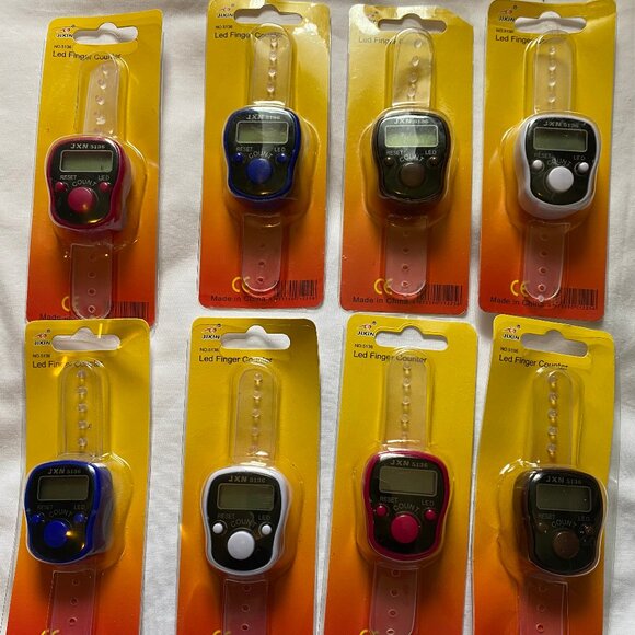 1 LED Finger Tally Counter Digital Electronic Tasbeeh Counter Handheld Religious - Picture 1 of 9